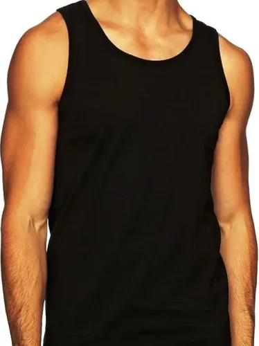 Мужская майка (супрем) 1002 (черная)