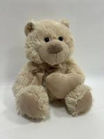 Игрушка мягконабивная Мишка с бантом и сердцем, 24 см, в/п 24*11*13 см