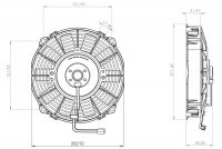 STR202 ОСЕВОЙ ВЕНТИЛЯТОР 80 ВАТТ 12 ВОЛЬТ PUSH / ТОЛКАЮЩИЙ