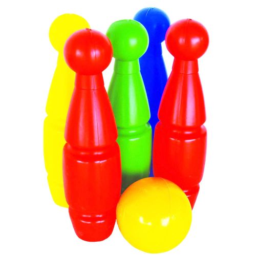 Набор "Кегли" 5 шт и 1 мячик