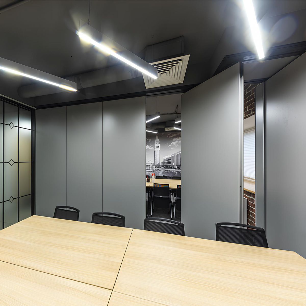 Глухие раздвижные перегородки SmartWall H5