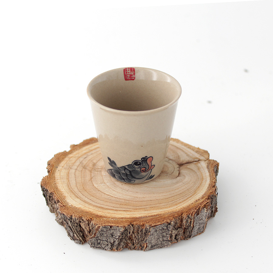 Чашка "Стаканчик с синим карпом", 50 мл