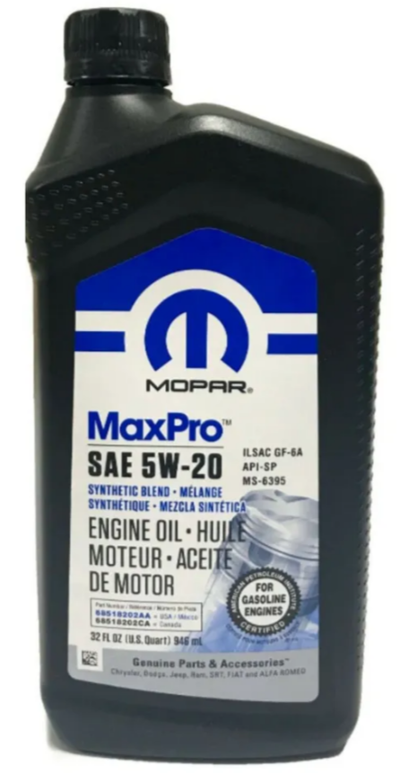 MOPAR  5W-20,  0,946л