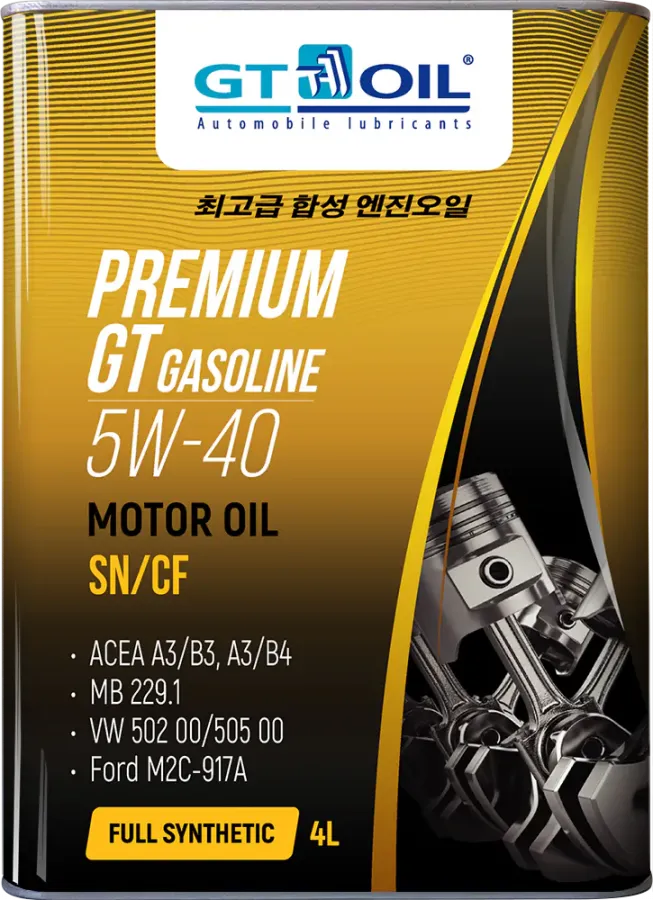 GT OIL Premium GT Gasoline 5W-40, 4л
