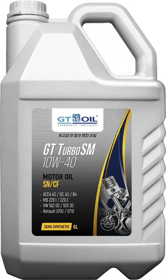 GT OIL Turbo SM 10W-40, 6л