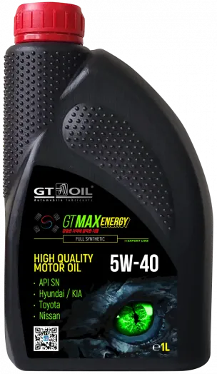 GT OIL MAX Energy 5W-40, 1л