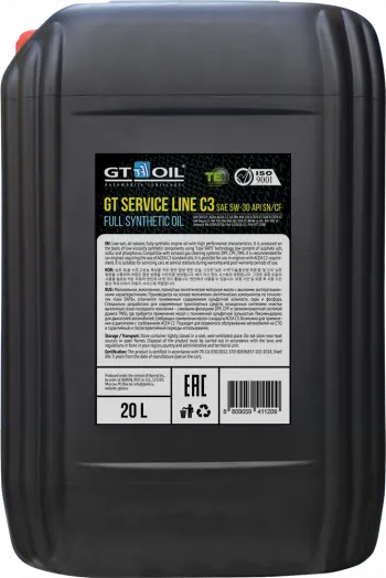 GT OIL Service Line C3 5W-30, 20л
