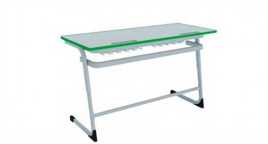 Купить Парта "Mega Smart Pro" с литой кромкой Зеленая Двухместная Парта "Mega Smart Pro" с литой кромкой Зеленая Двухместная