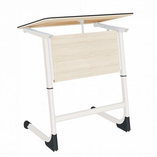 Купить Парта "Mega Smart" на плоскоовальной трубе одноместная с наклоном Парта "Mega Smart" на плоскоовальной трубе одноместная с наклоном