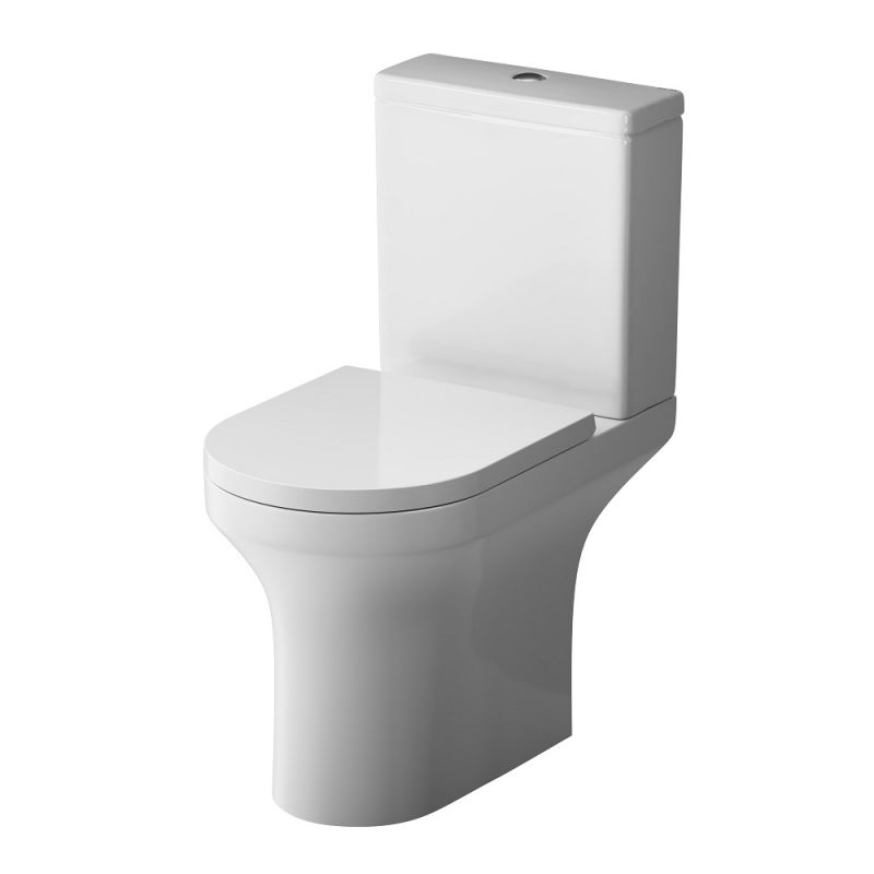 Унитаз-компакт AM.PM X-Joy без ободка с сиденьем микролифт, C85A8601SC