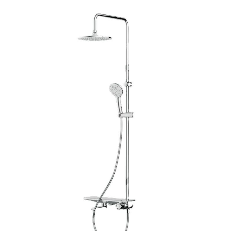 Душевая система AM.PM Gem со смесителем полкой в цвете хром F0790700