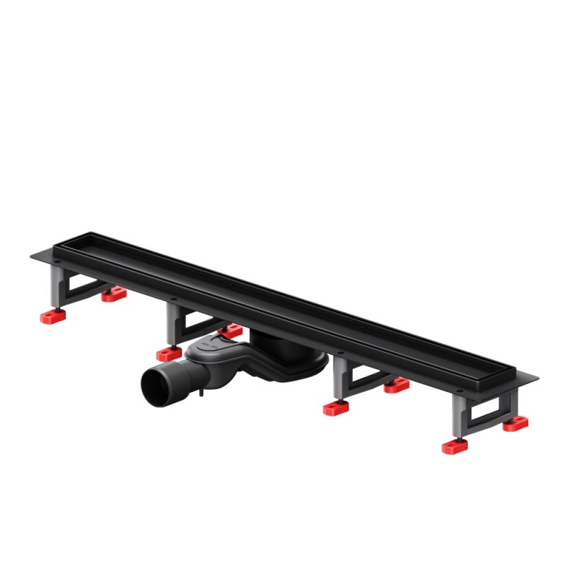 W01SC-U11-070-04BM MasterFlow Трап AM.PM для душа линейный универс затвор Tile 70см цвет черн мат