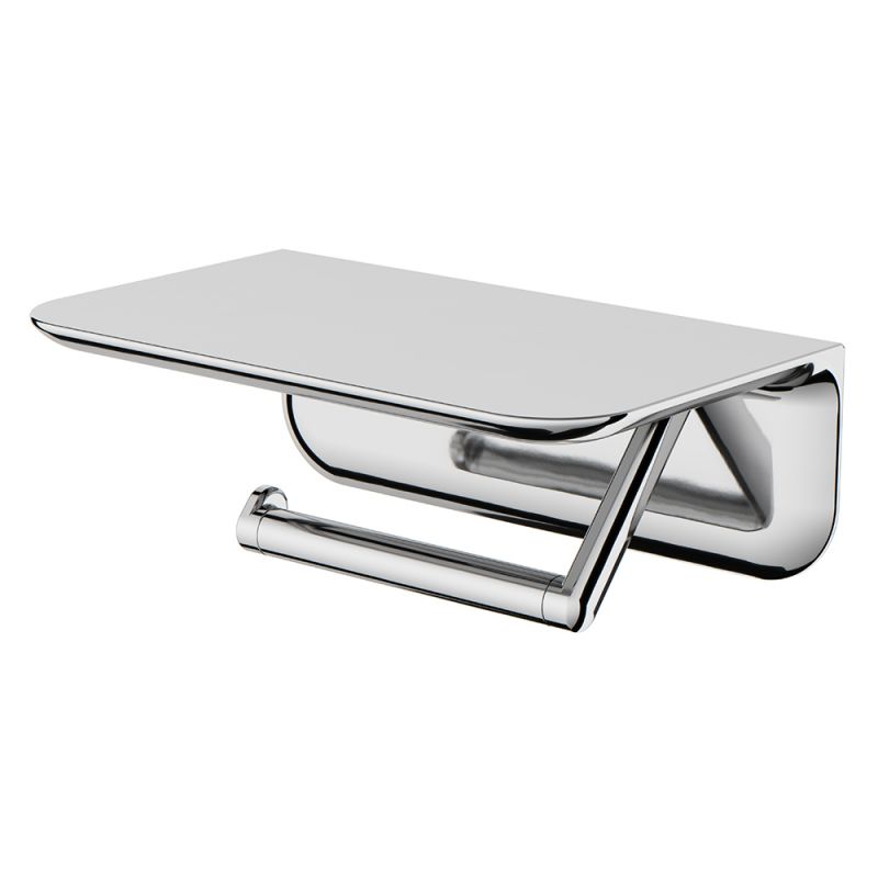 Держатель для туалетной бумаги с полкой, хром, шт AM.PM Sensation A30341500