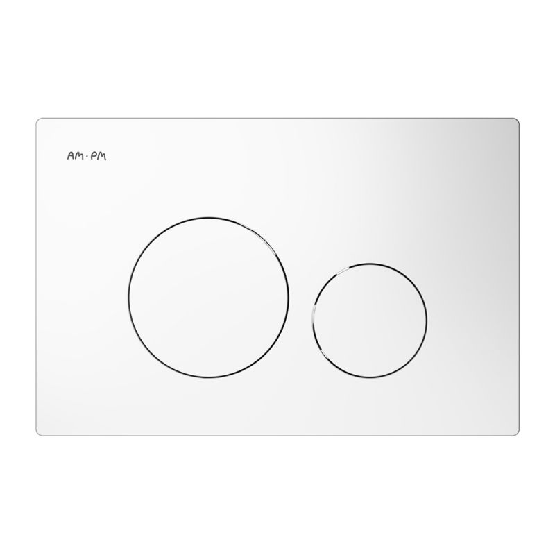 Клавиша для инсталляции пневматическая, пластик, белый AM.PM I049001