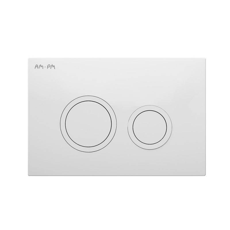 Клавиша для инсталляции, пластик, белый глянцевый AM.PM ErgoFit L I110101