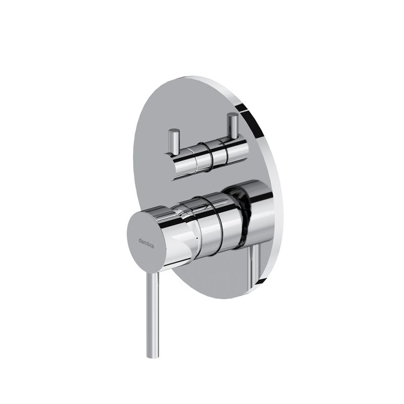 Смеситель для ванны и душа, монтируемый в стену Damixa Scandinavian Pure, черный 367100000