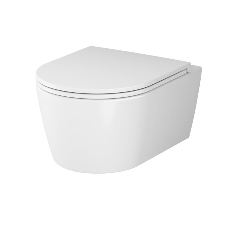 Подвесной унитаз 49см AM.PM Func FlashClean с сиденьем микролифт, C8F1700SC