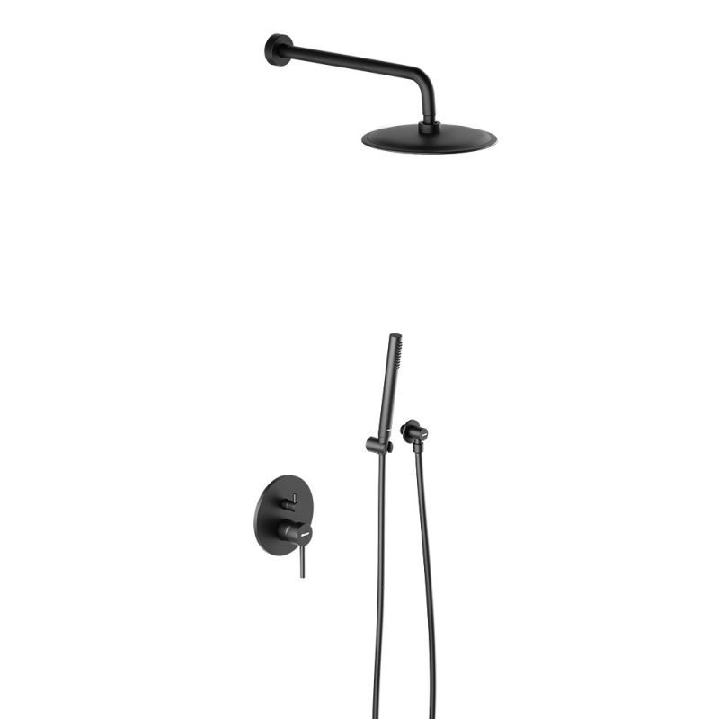 Встраиваемая душевая система со смесителем для душа Damixa Scandinavian Pure 936520300, черный
