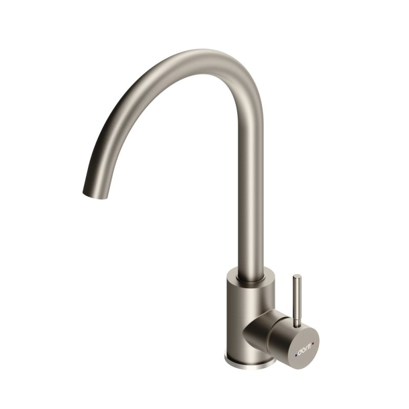 Смеситель для кухни из нержавеющей стали, излив С-образный Dorff Logic new D3000000