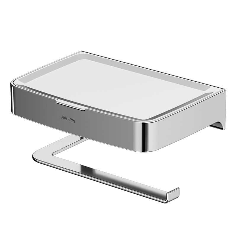 Держатель для туалетной бумаги с коробкой, хром, ш AM.PM Inspire 2.0 A50A34150