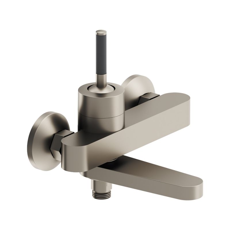 Смеситель для ванны и душа, с поворотным изливом Damixa ARC 291000200 никель