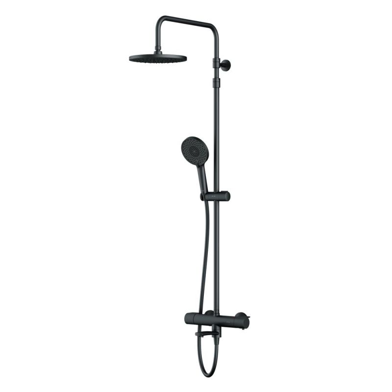 Душевая система c термостатом AM.PM X-Joy F0785A522, черная