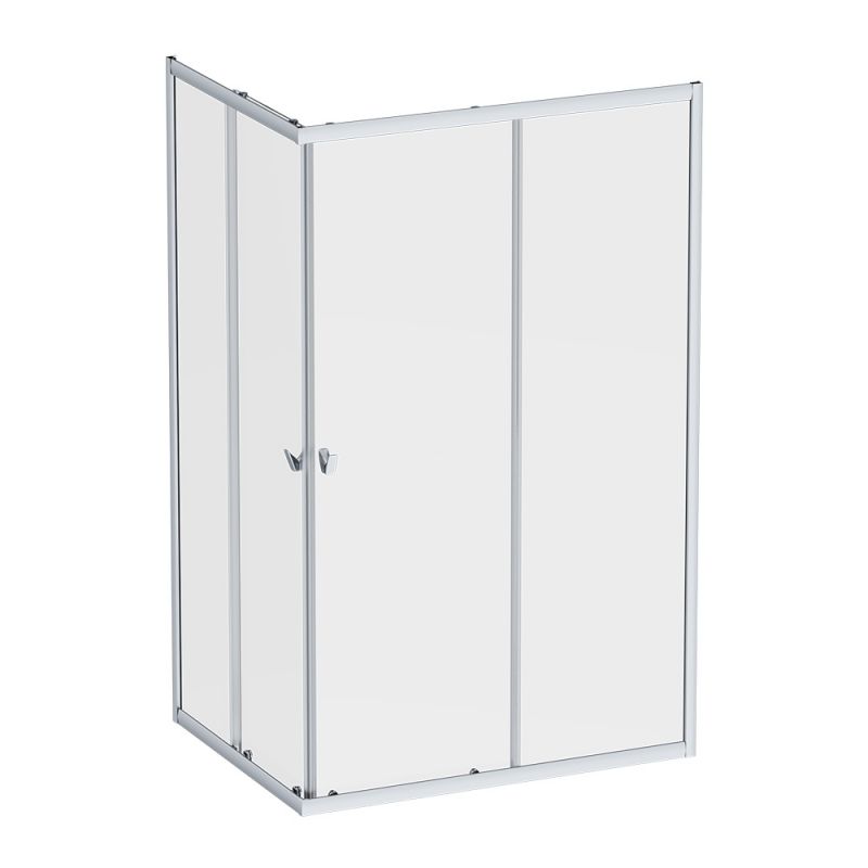 Душевое ограждение 120x90 см, без поддона AM.PM Sunny хром матовый W87G-403-12090-MT