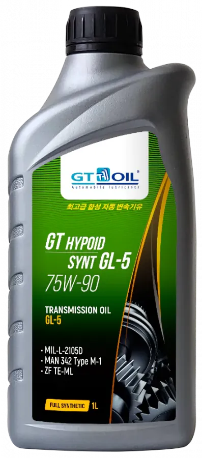 GT Oil Hypoid Synt GL-5 75W-90, 1л