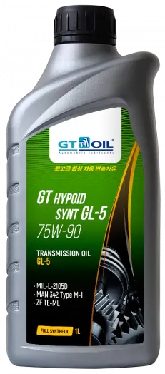GT Oil Hypoid Synt GL-5 75W-90, 1л