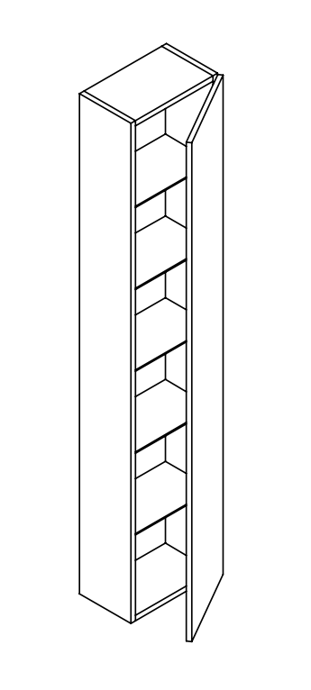 Шкаф подвесной Mildue Vitage 7764