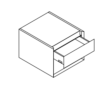 Ящик с открытым элементом Mildue Noorth 8768