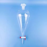 Воронка делительная грушевидная Labdevices ВД-3-2000, 2000 мл, с фторопластовым краном