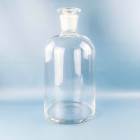 Склянка (штанглас) Labdevices, 10000 мл, светлое стекло, с притёртой пробкой, узкое горло