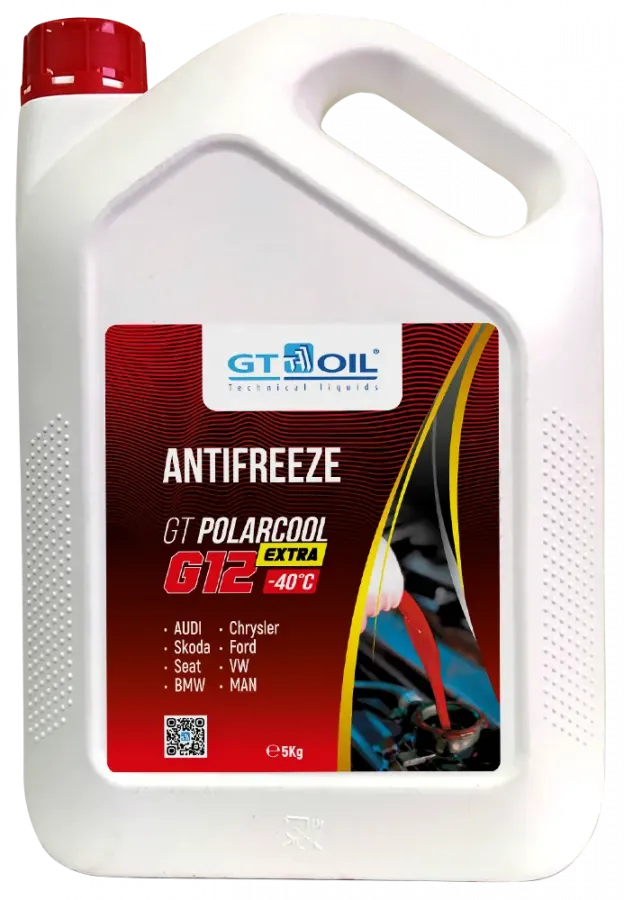GT OIL Polarcool Extra Antifreeze G12, 5 л
