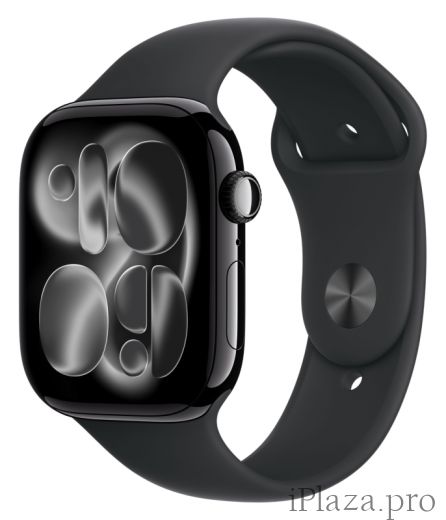 Apple Watch Series 11, 46 mm, Jet Black Aluminum Black Sport Band