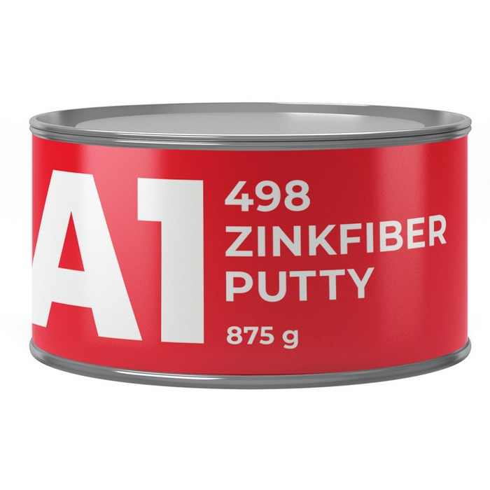 А1 498 Zinkfiber Putty, Шпатлевка со стекловолокном и цинковым наполнителем, 875г.