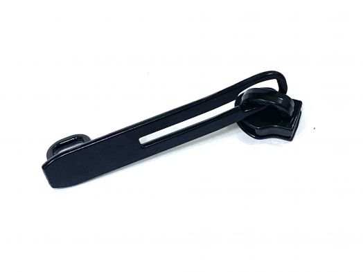 Бегунок для спиральной молнии чемодана #8 (никель, черн.крашенный)