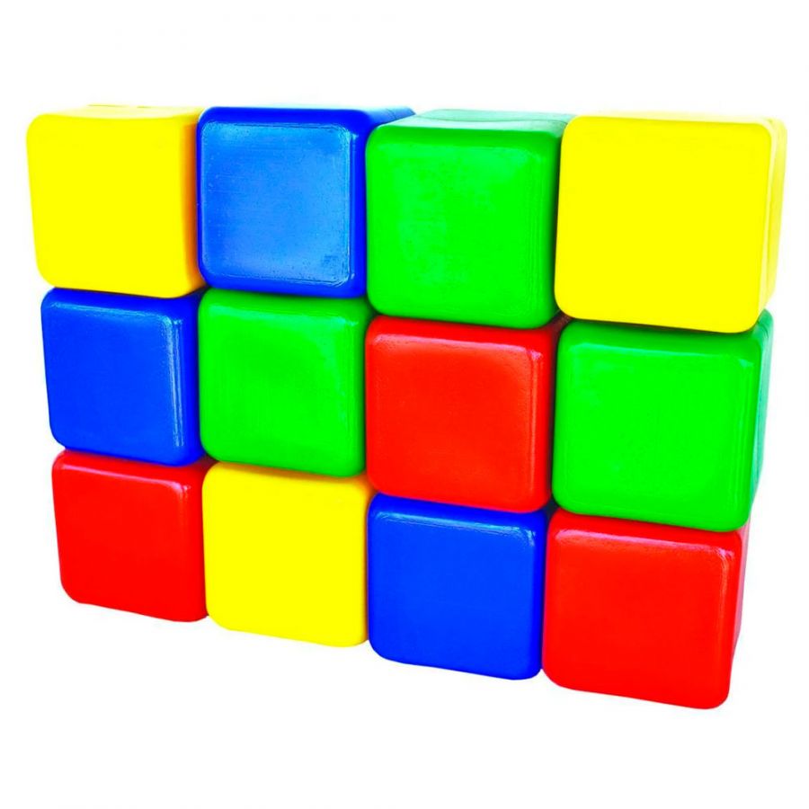 Набор Кубики" XL 12 деталей