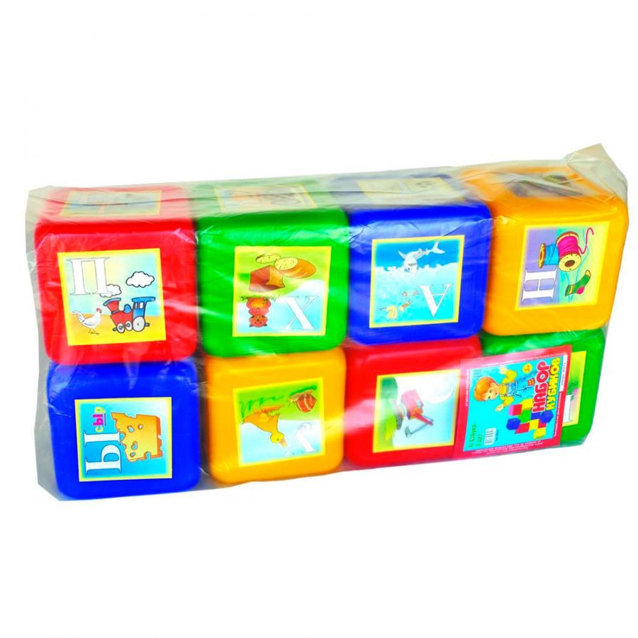 Набор Кубики "Азбука" XL 8 деталей