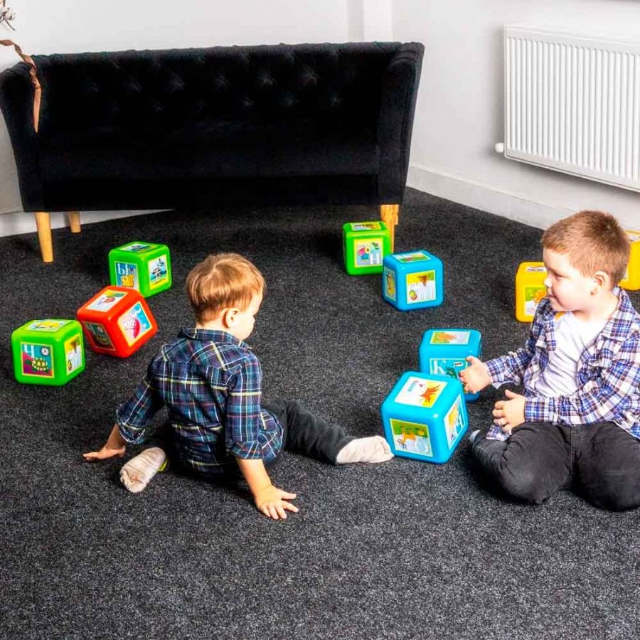 Набор Кубики "Азбука" XL 6 деталей