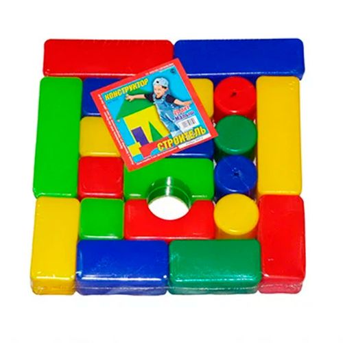 Конструктор "Строитель" малыш (20 деталей)
