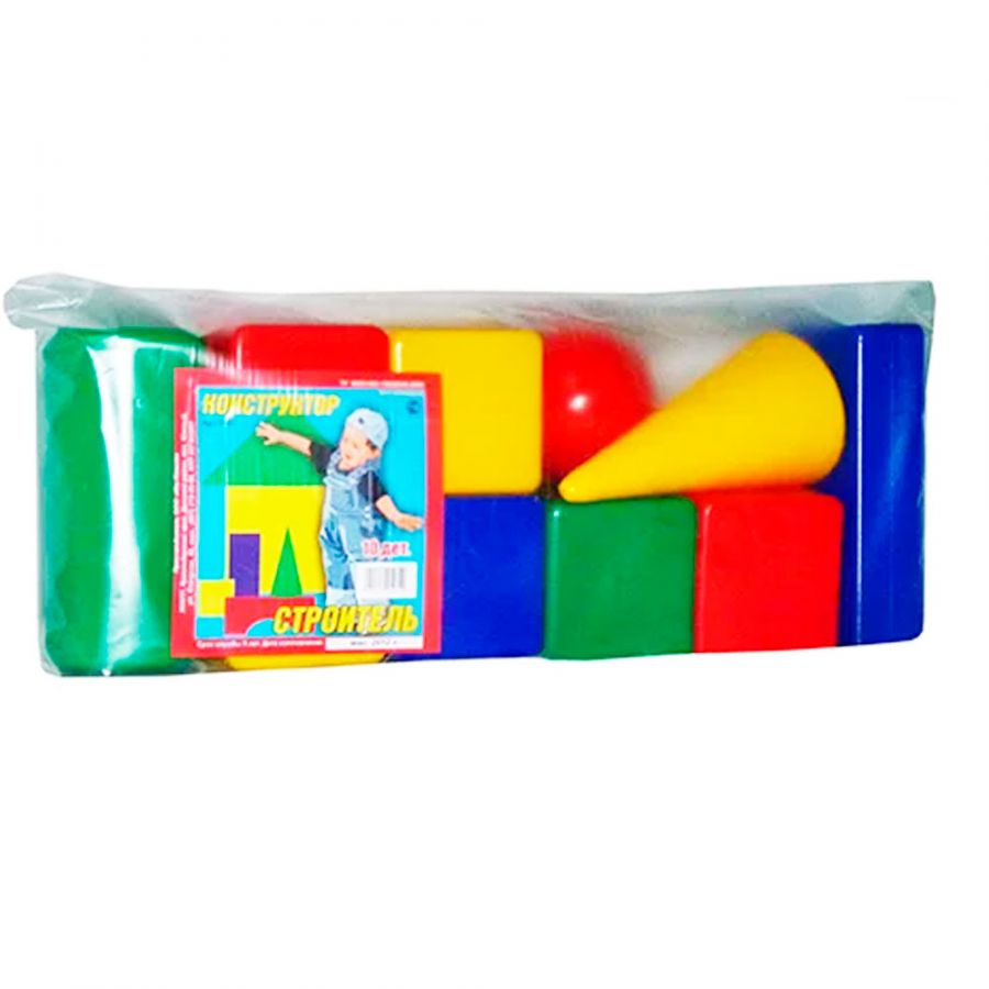 Конструктор "Строитель" (10 деталей)
