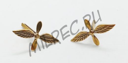 Петличные эмблемы образца 1936 года ВВС РККА, 2 шт. в комплекте (реплика)