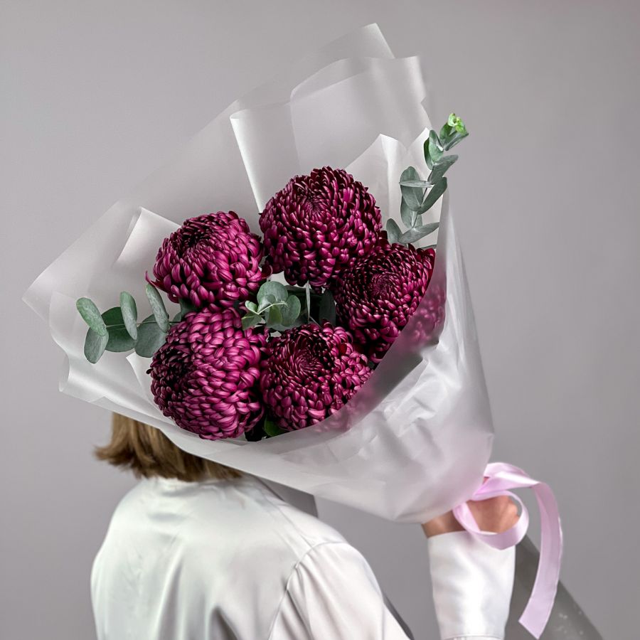 Хризантемы "Бигуди"