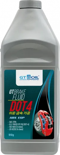 GT Oil Brake Fluid DOT 4 v.2, 910гр