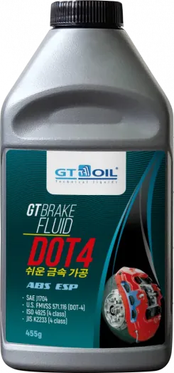 GT Oil Brake Fluid DOT 4 v.2, 455гр