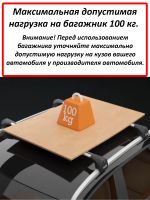 Багажник на Танк 700 (Tank 700, внедорожник, 2024-...), Lux Scout 2, с серебристыми крыловидными дугами