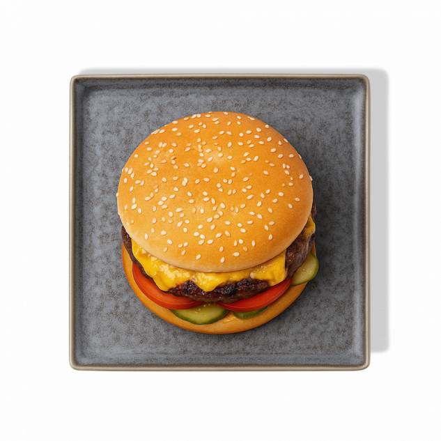 Бургер с котлетой из фермерской говядины