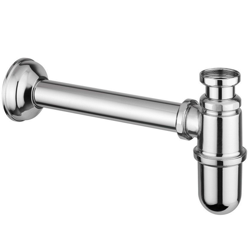 Изображение Сифон для раковины Giulini F5011 бутылочный, нержавеющая сталь, цвет: хром