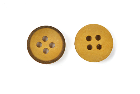 Пуговица светлое дерево с темным ободком 18L-11 мм (BT.WD.646-18)